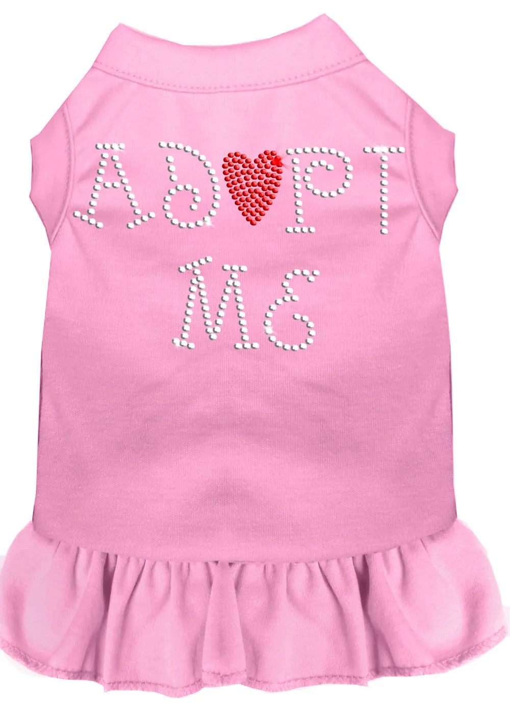 Adopt Me Rhinestone Dress Light Pink 4x