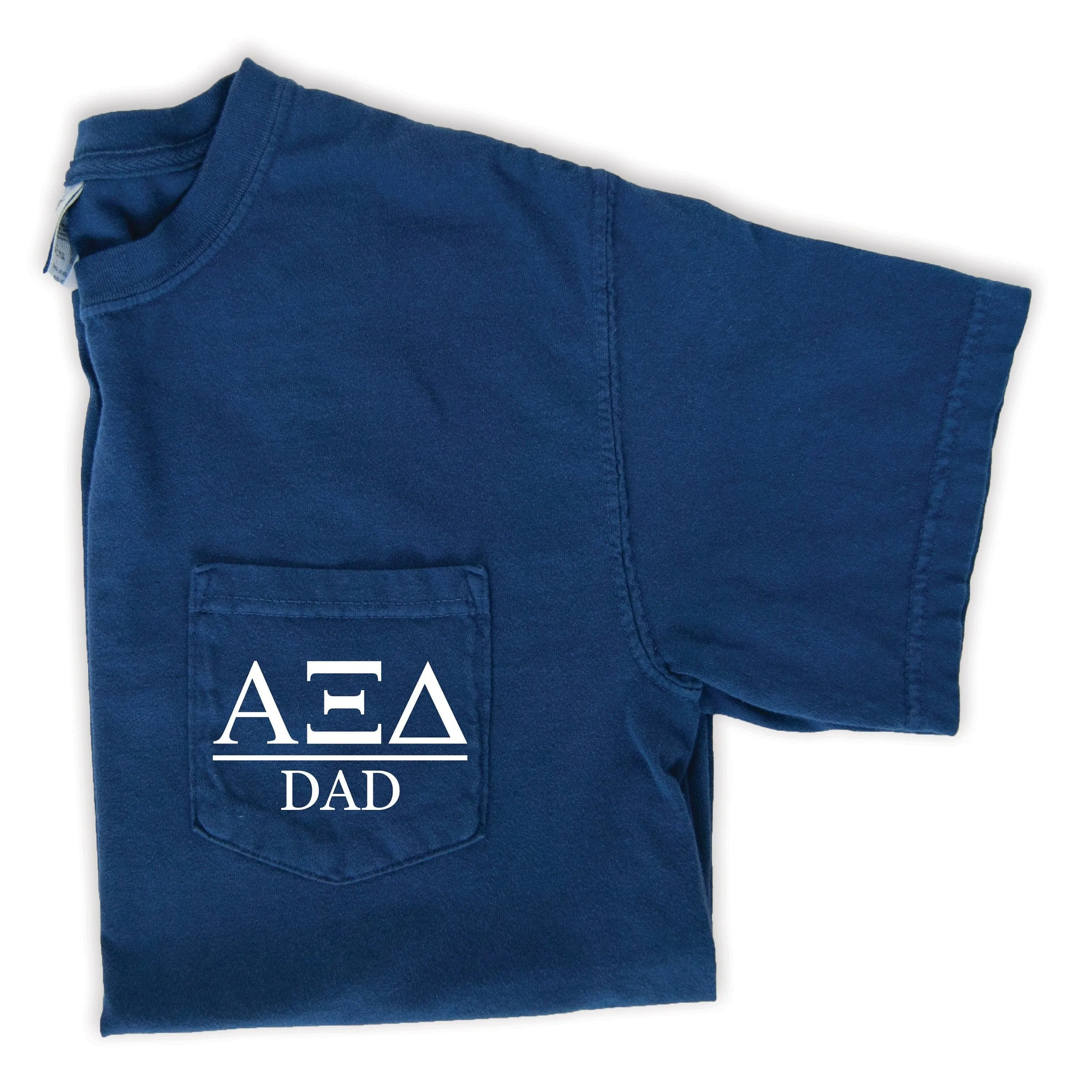 Alpha Xi Delta Dad T-Shirt - Navy