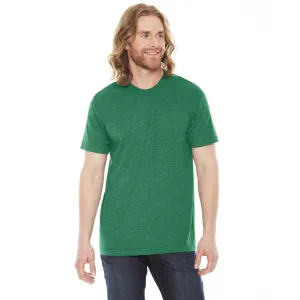 American Apparel Unisex Heather Vintage Green 50/50 Short Sleeve Tee
