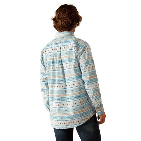Ariat Men's Gorman Turquoise Classic Fit Long Sleeve Shirt