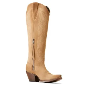 Ariat Women's 18" Laramie Stretchfit Distressed Dijon X Toe Western Boot