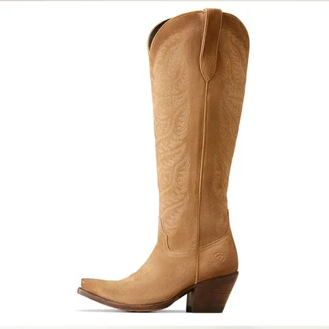 Ariat Women's 18" Laramie Stretchfit Distressed Dijon X Toe Western Boot
