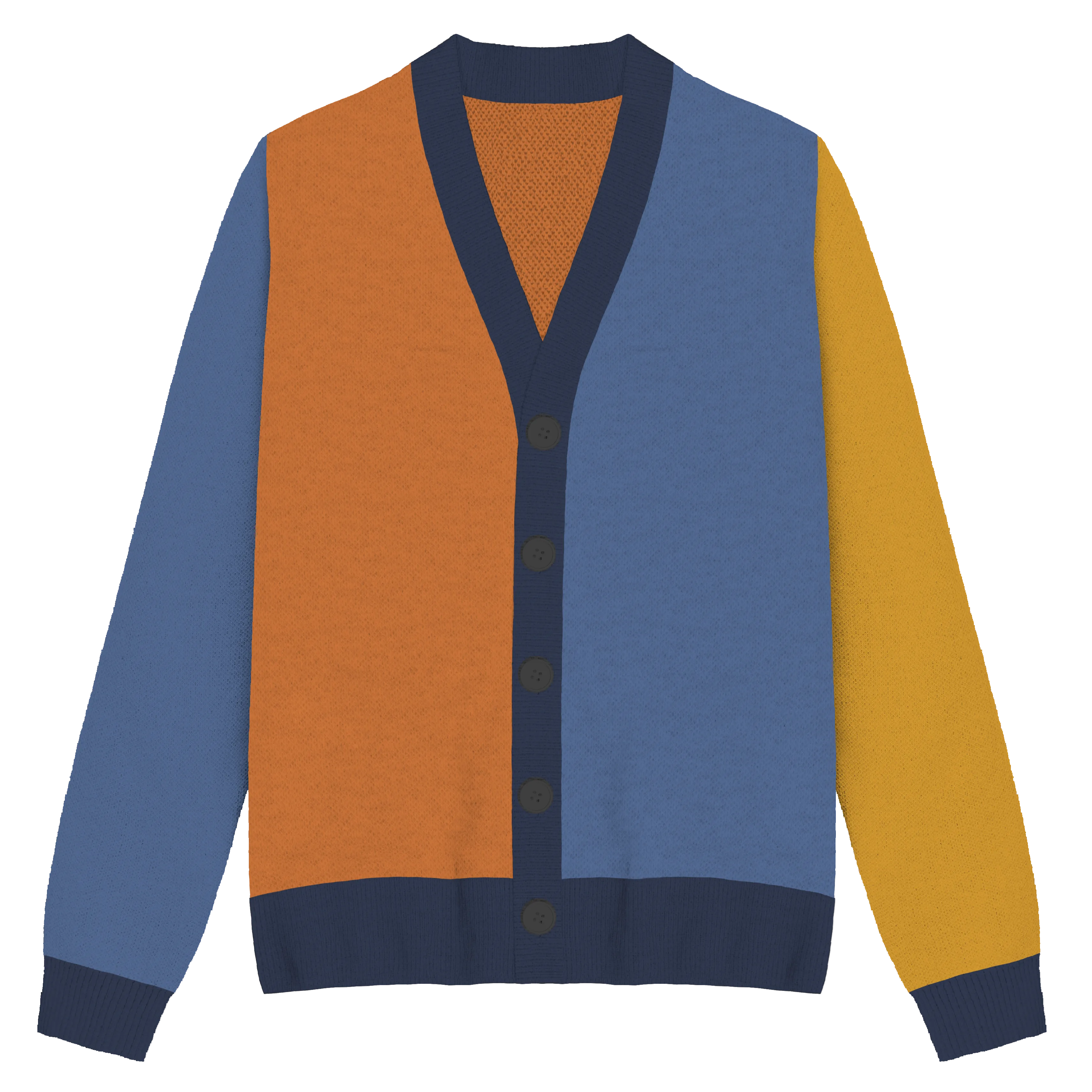 AroAce Colorblock Knit Cardigan