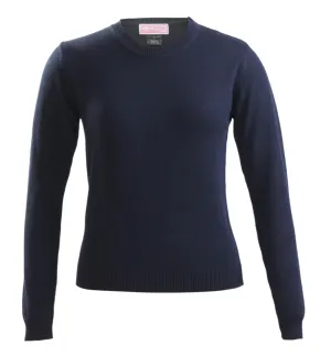 Black V-neck Cotton Knit sweater V-12