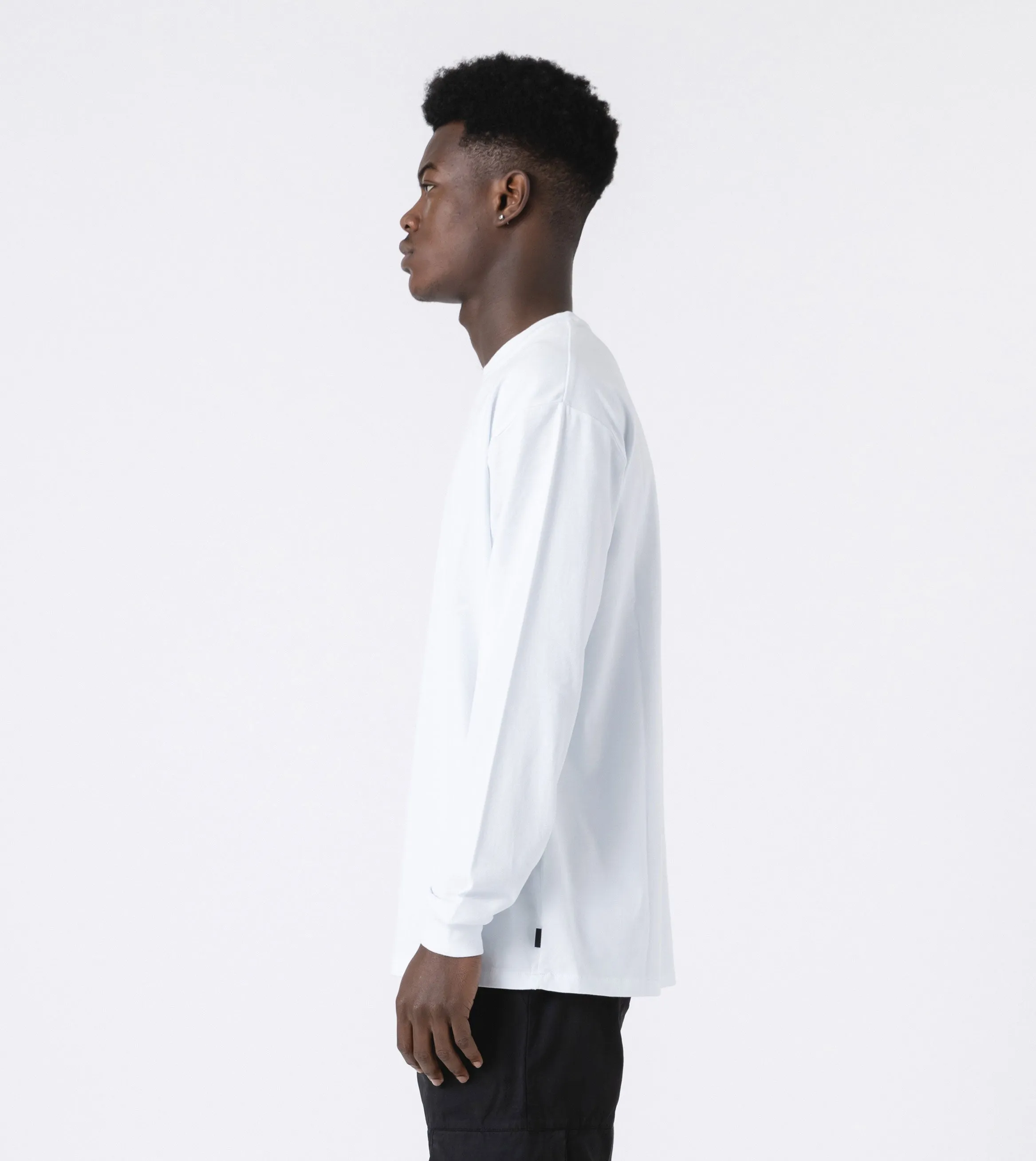 Box LS Tee White