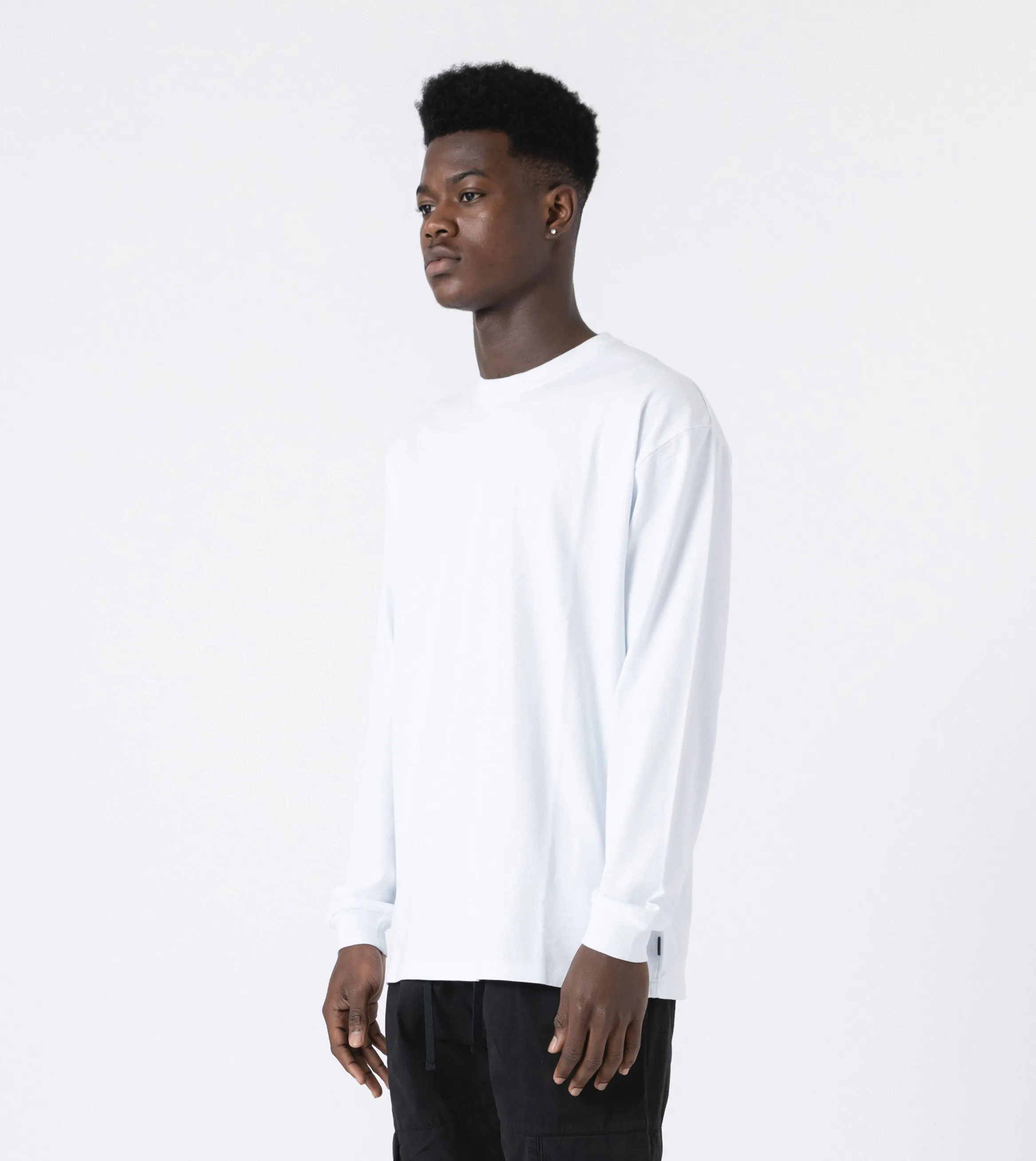 Box LS Tee White