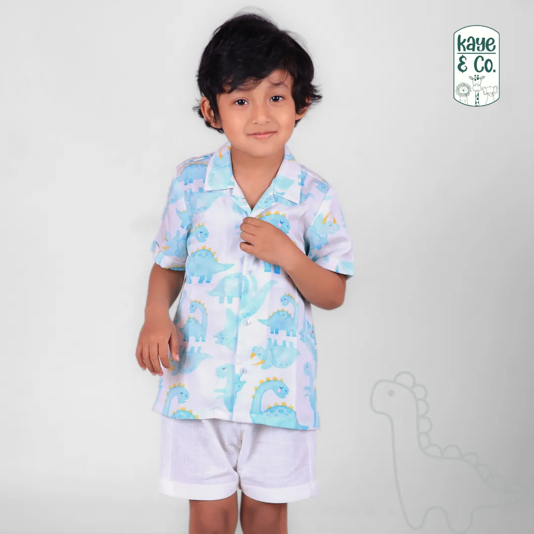 Boys Dino Resort Shirt