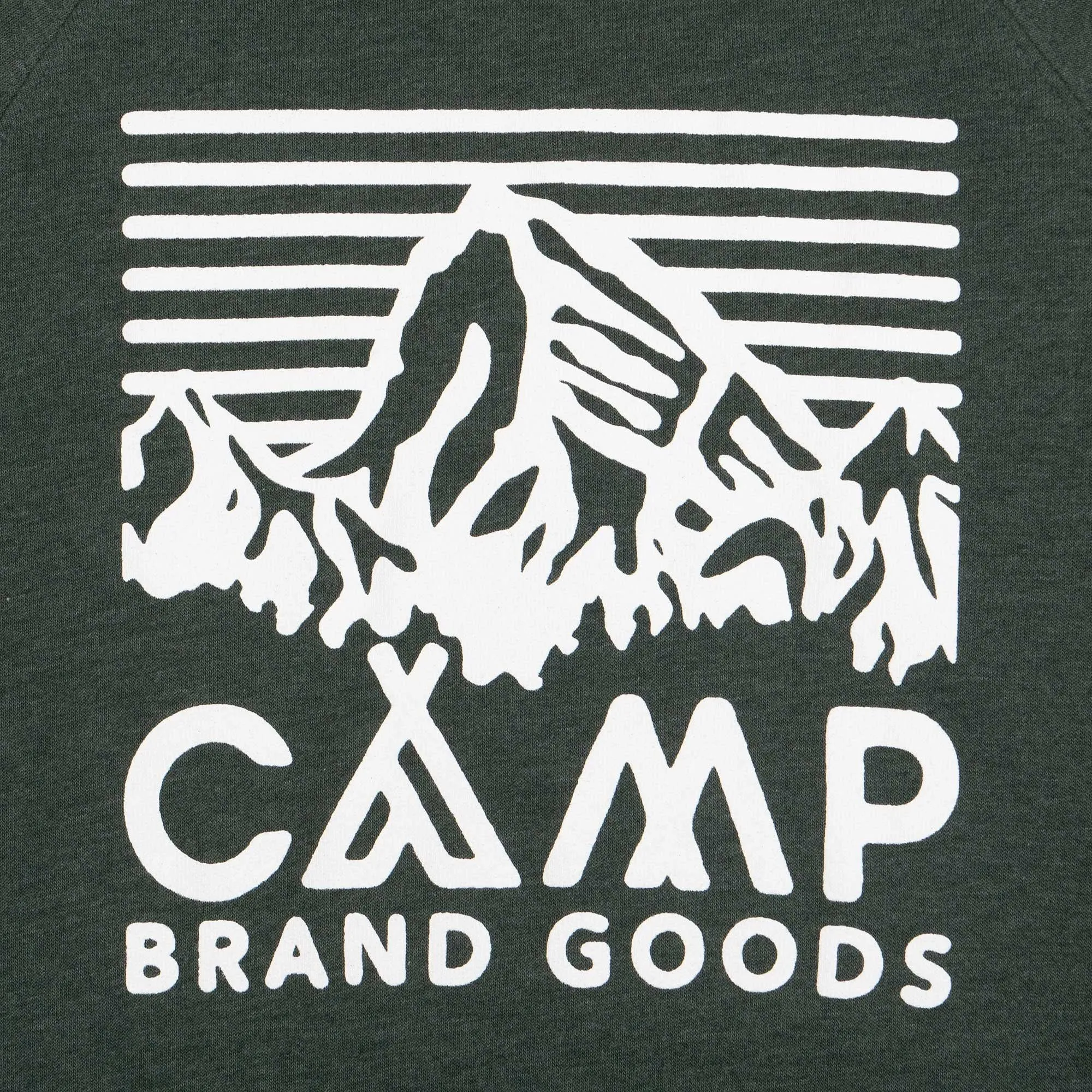 Camp Brand Goods Heritage Logo Crewneck