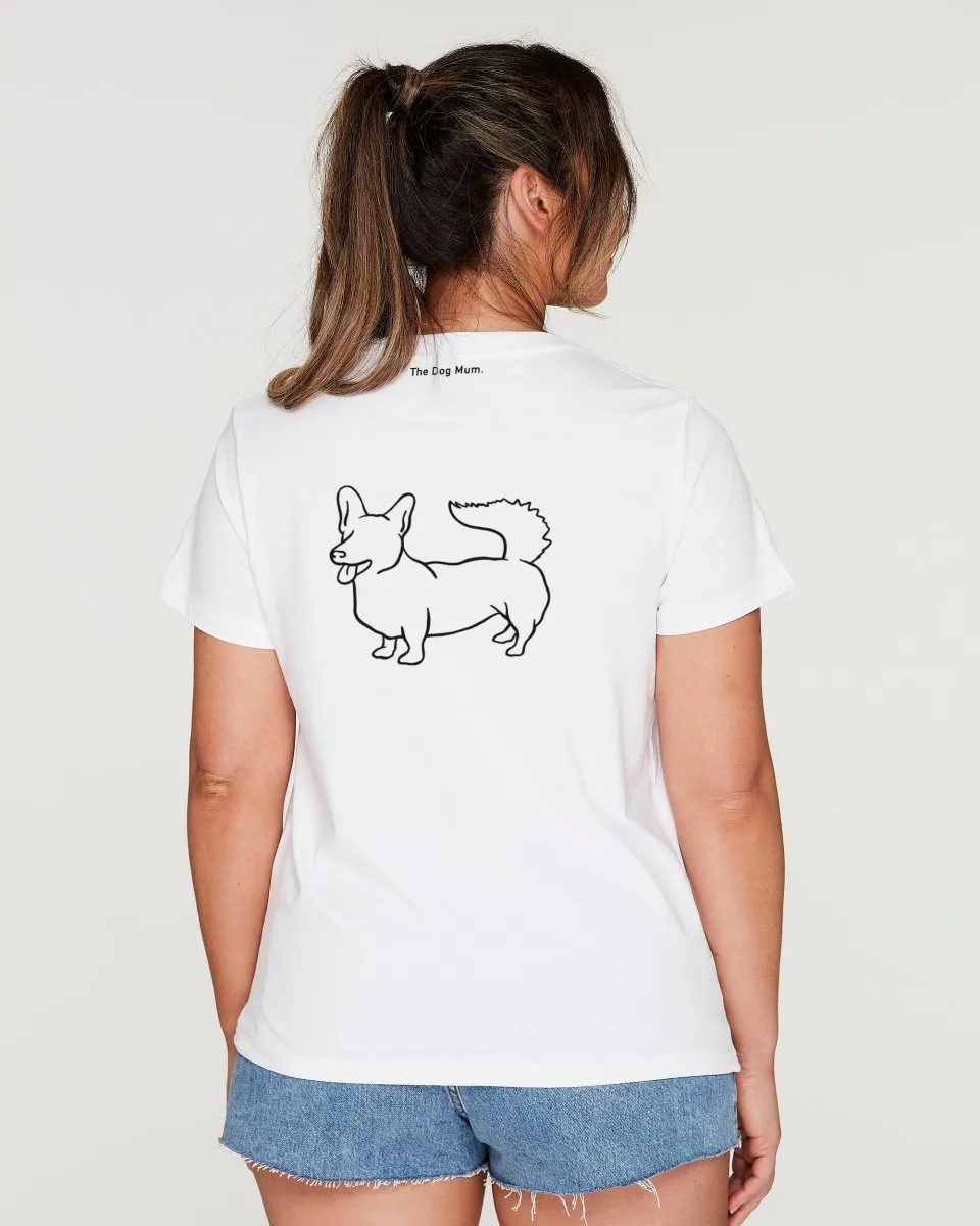 Corgi Mum Illustration: Classic T-Shirt