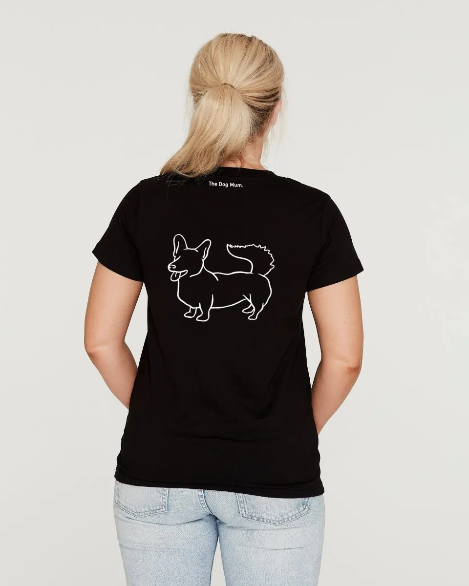 Corgi Mum Illustration: Classic T-Shirt