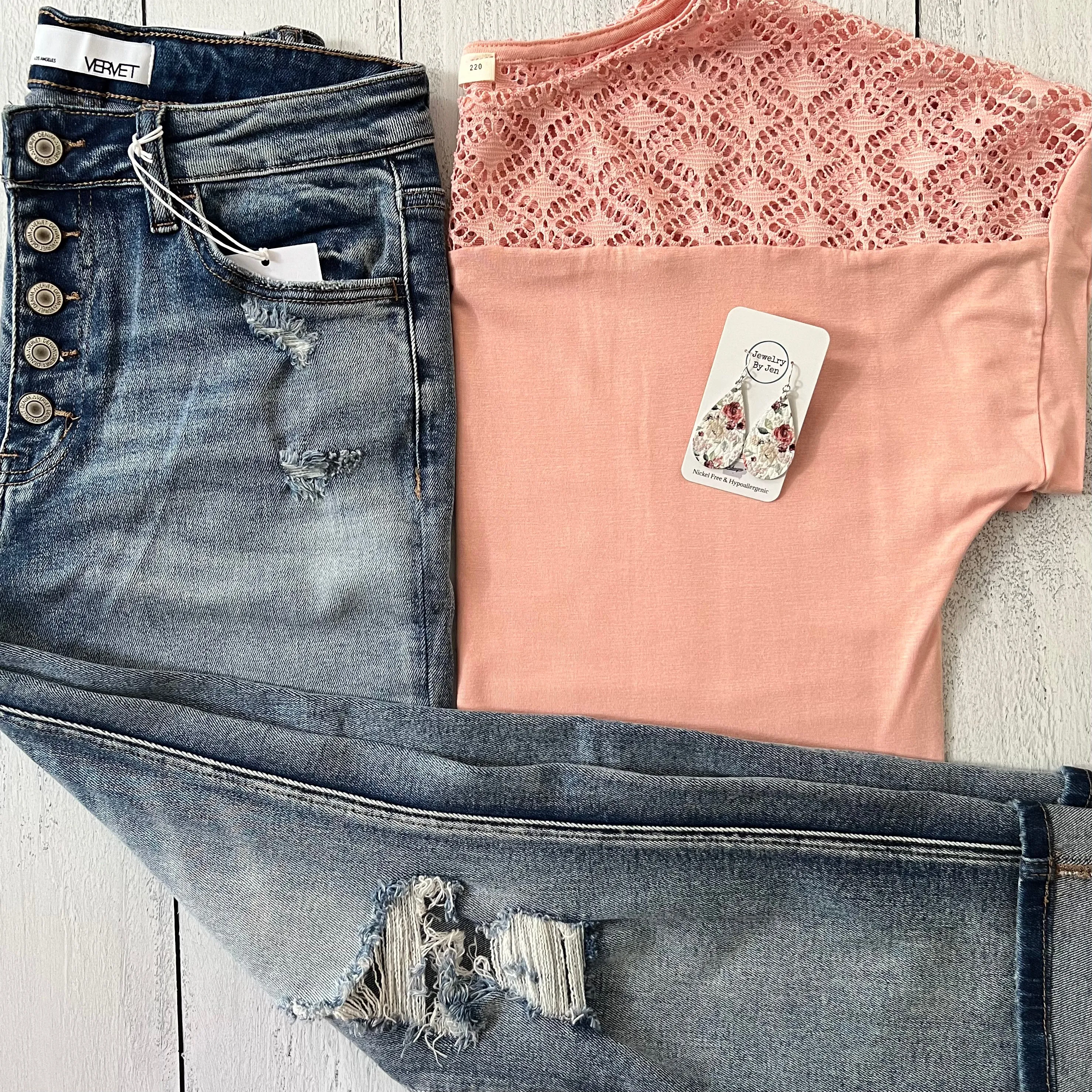 Daisy Grace Top in Blush