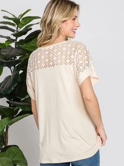 Daisy Grace Top in Blush