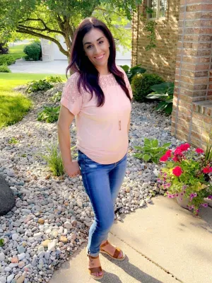 Daisy Grace Top in Blush