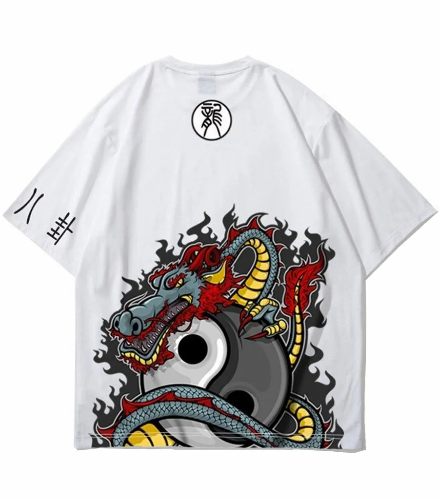 Dragon T-Shirt Yin Yang
