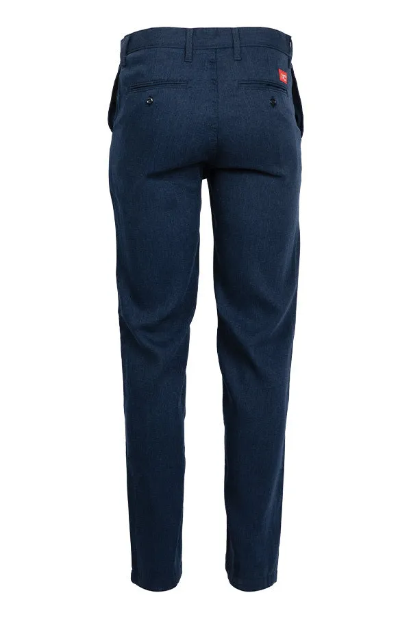 FR Uniform Pants made with 5oz. TecaSafe One® Inherent | Waist 28-44 | Denim Navy
