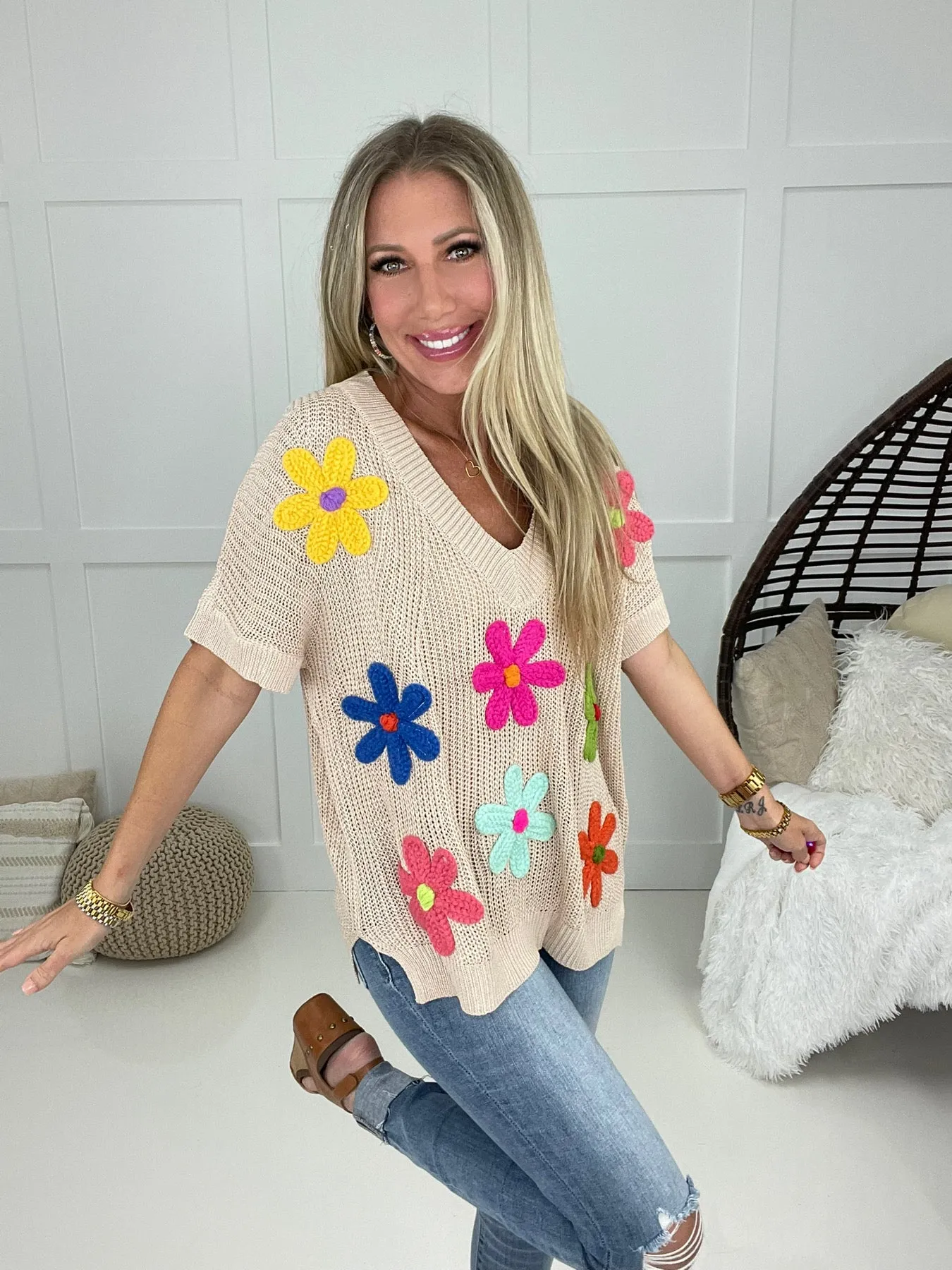Fresh as a Daisy Knit Top