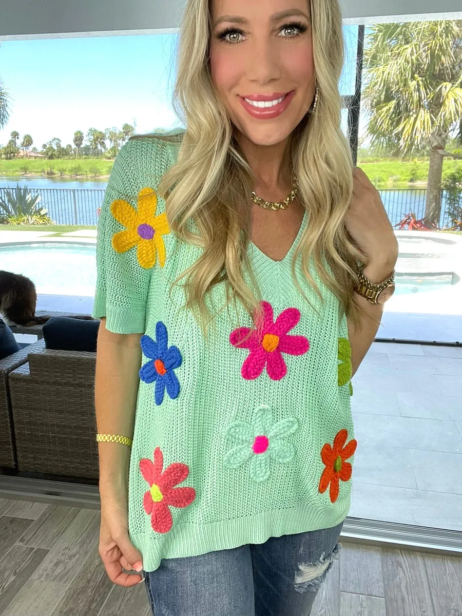 Fresh as a Daisy Knit Top