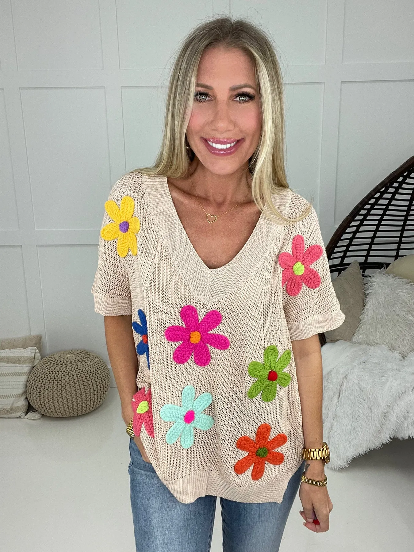 Fresh as a Daisy Knit Top