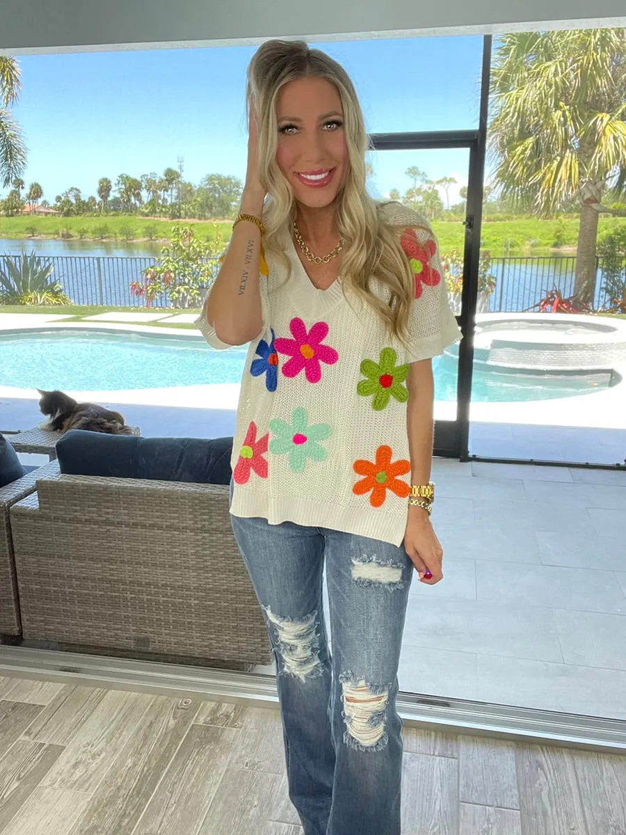 Fresh as a Daisy Knit Top