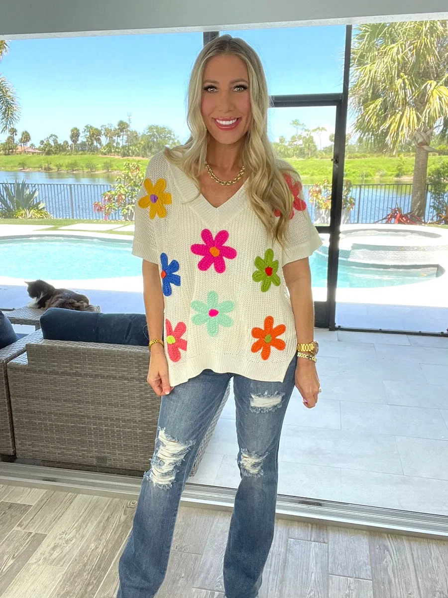 Fresh as a Daisy Knit Top