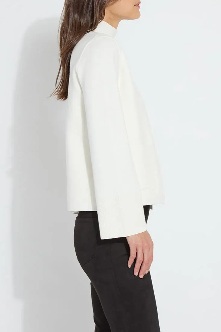 Gianna Knit Sweater Cardigan [Snow White-24-3468-M7]
