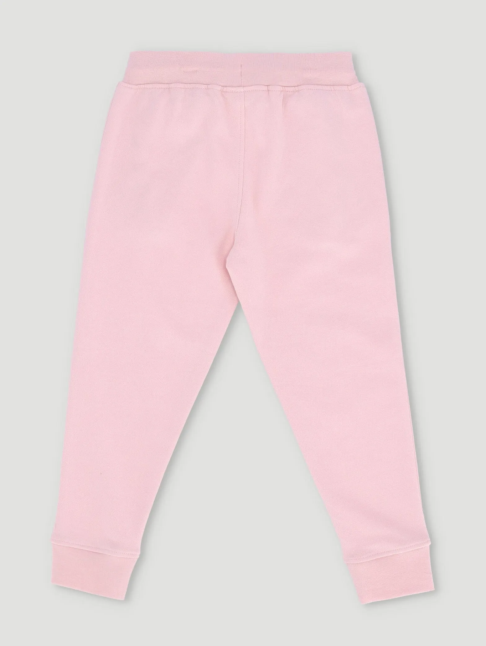 Girls Pink Logo Jogger
