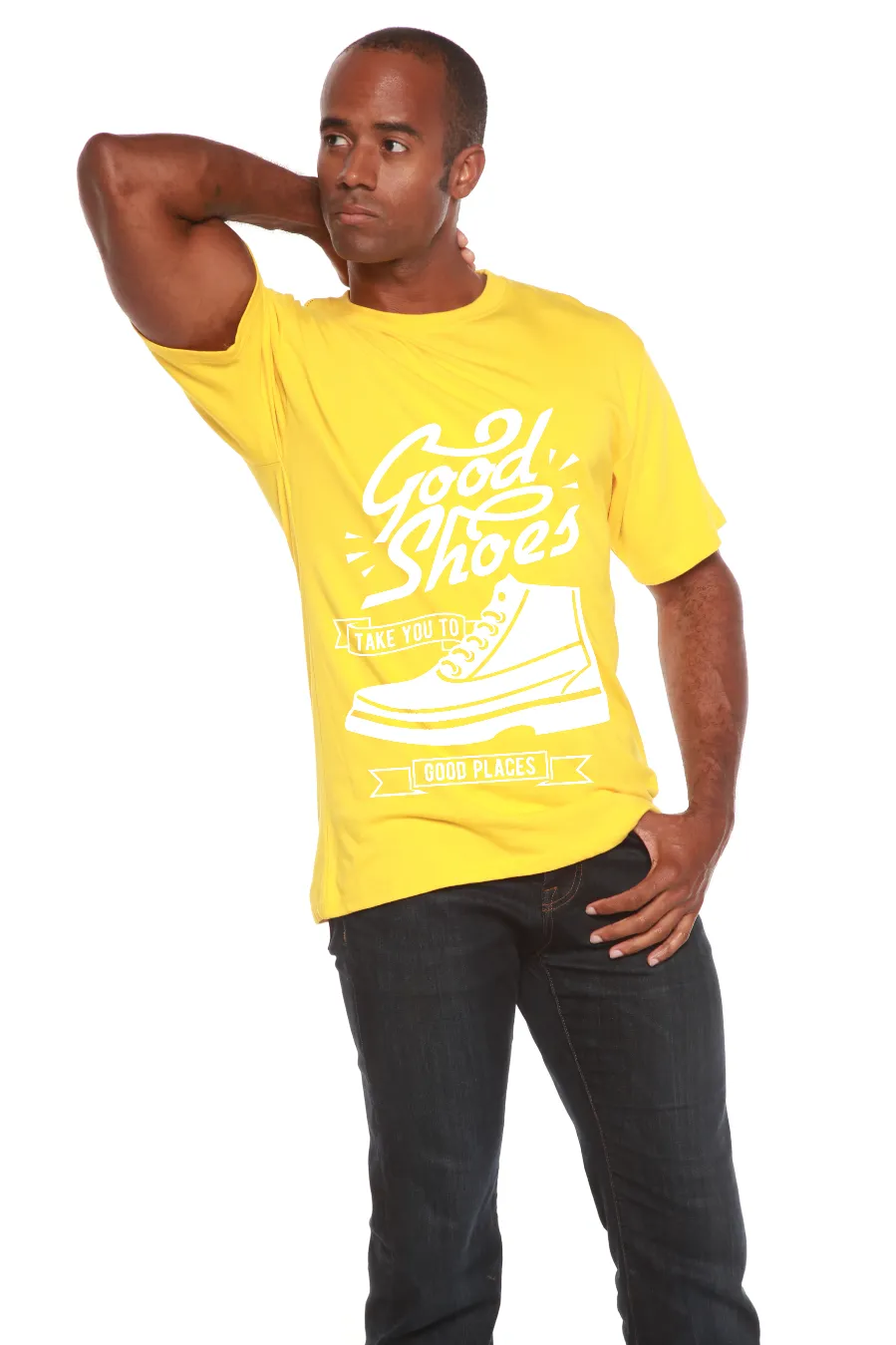 Good Shoes Men's Bamboo Viscose/Organic Cotton Short Sleeve Graphic T-Shirt