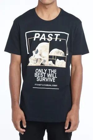 Guys Black Only The Best Will Survive Graphic Tee