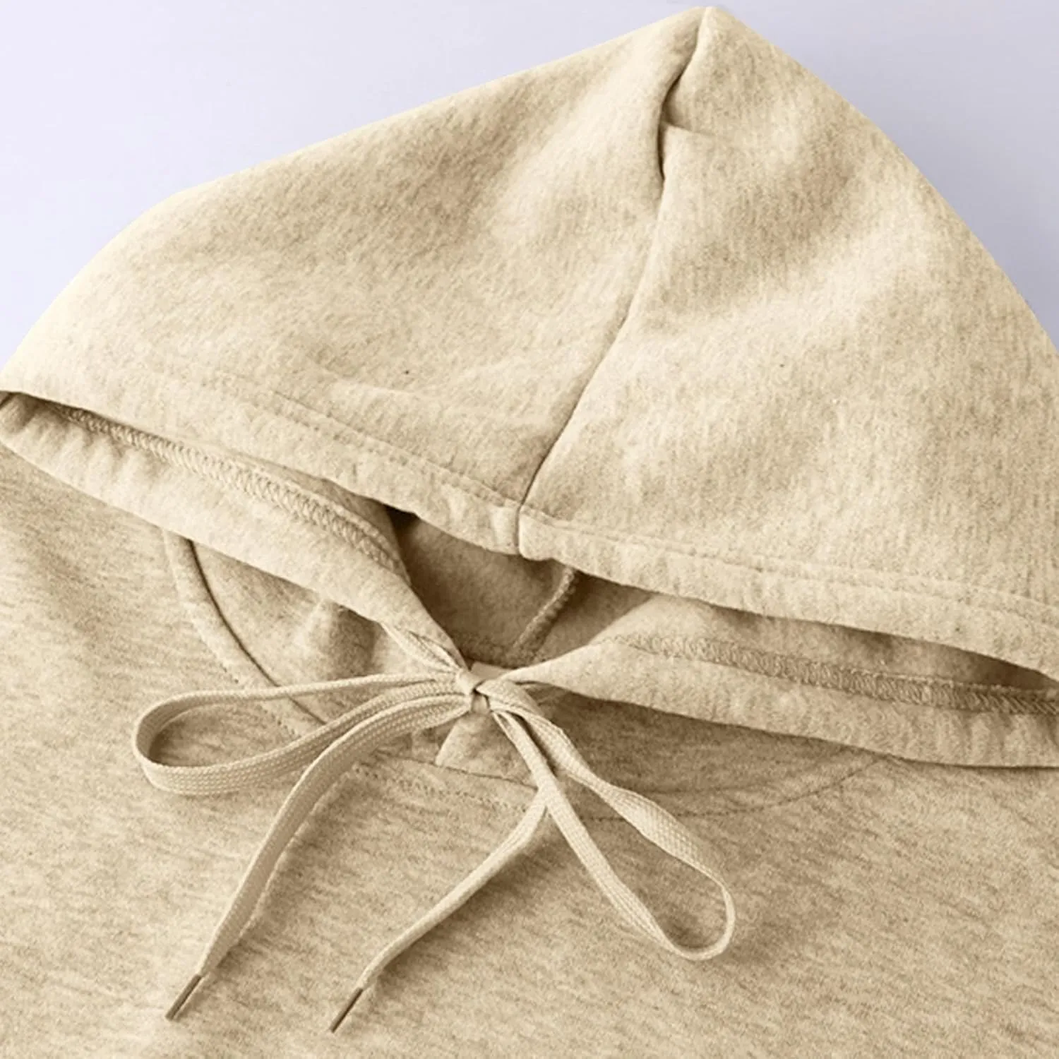 Hoodies for Women Solid Basic Fleece Hoodie Sweatshirt Long Sleeve Comfy Casual Pullover Sweatshirts Fall Outfits 2024