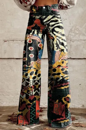Iris | Retro Wide-Leg Pants