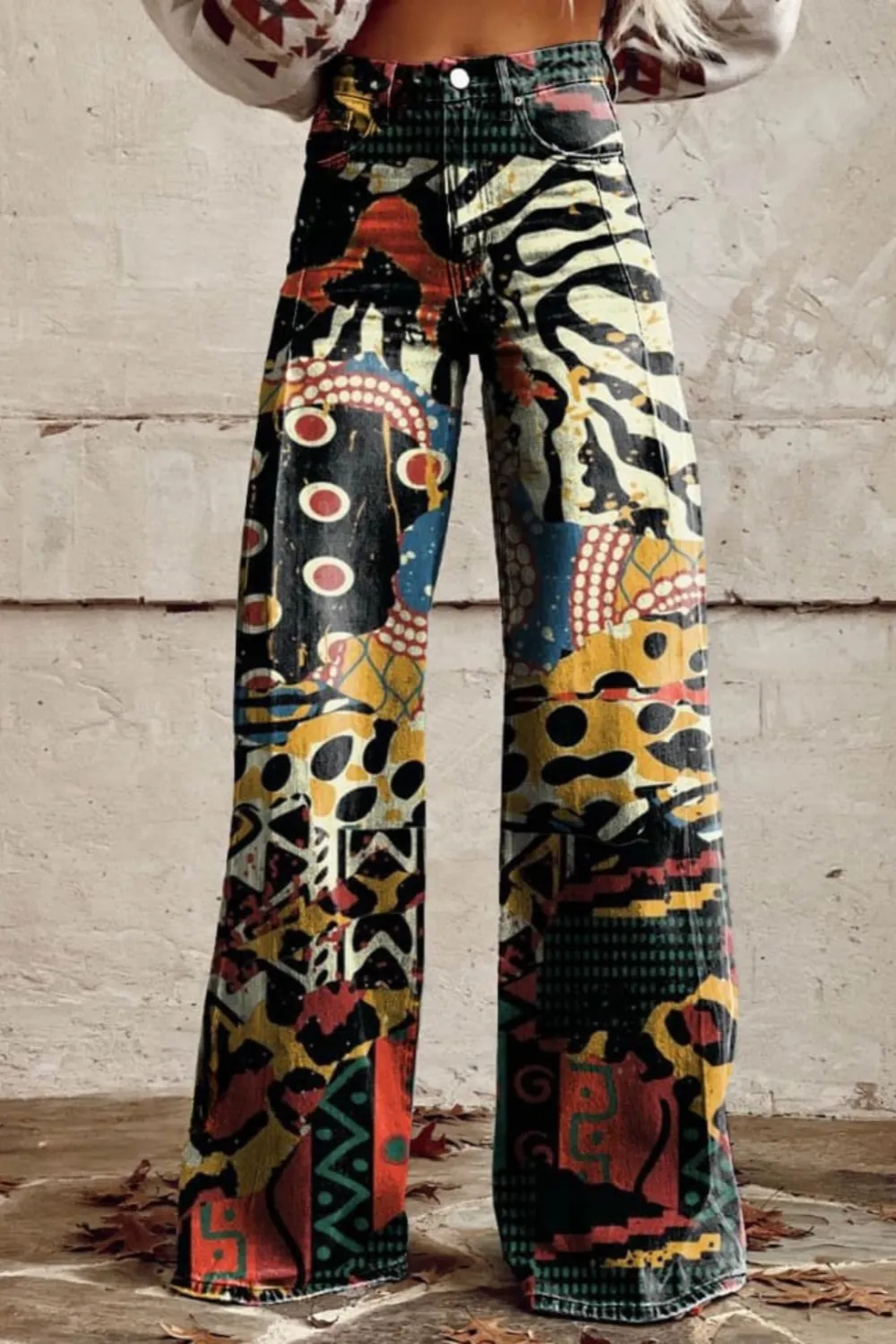 Iris | Retro Wide-Leg Pants