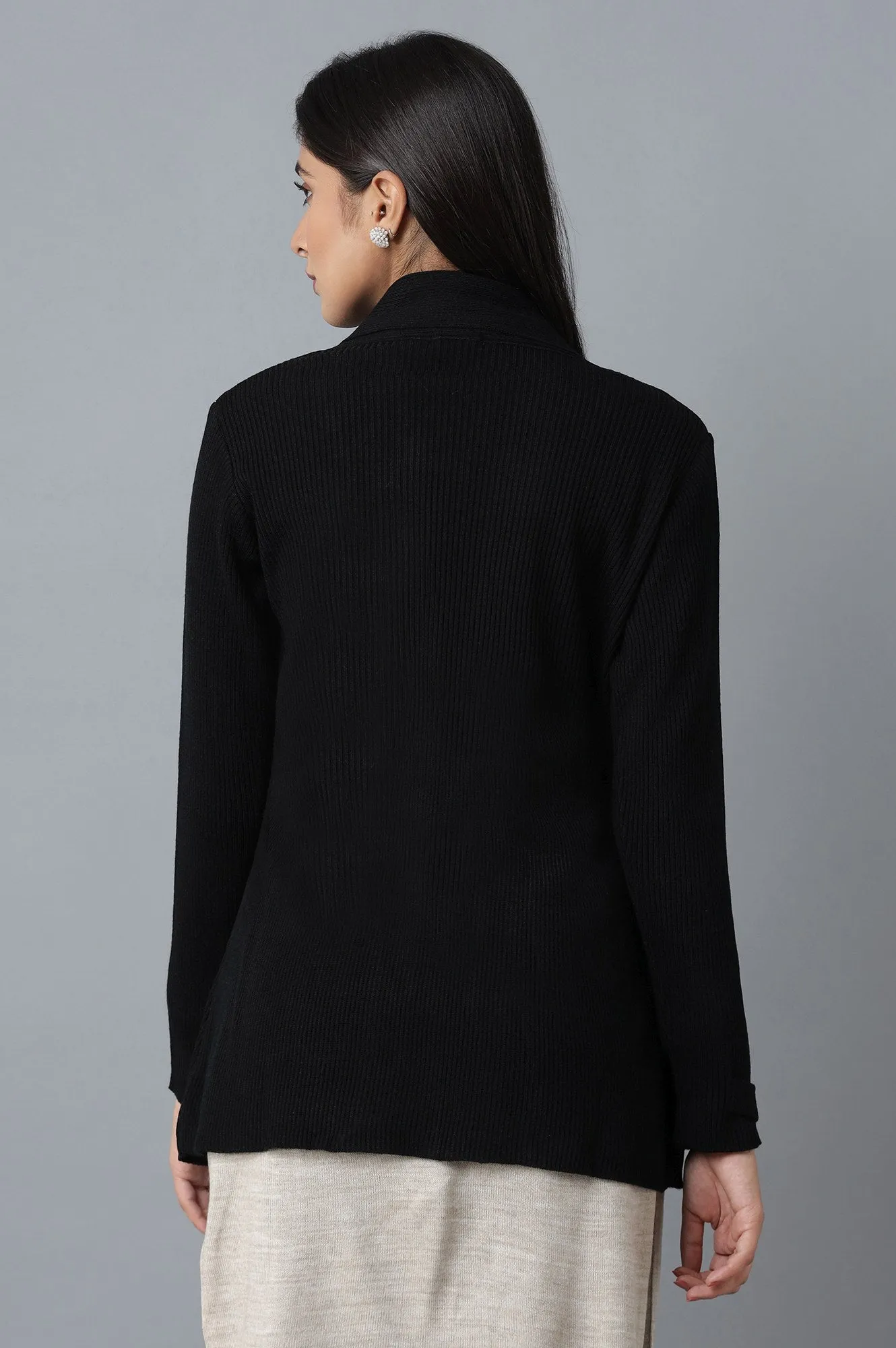 Jet Black Cardigan