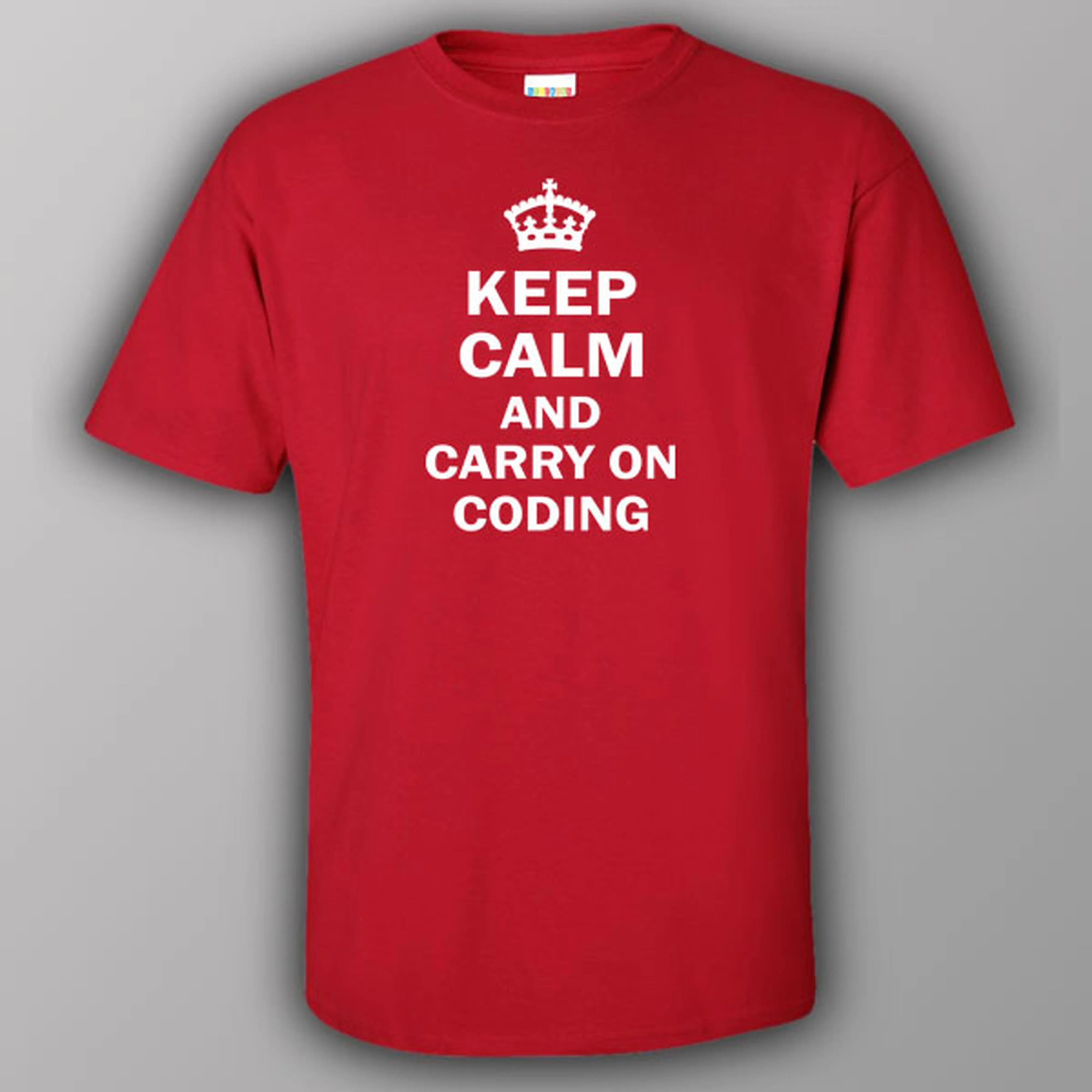 Keep calm and carry on coding - T-shirt