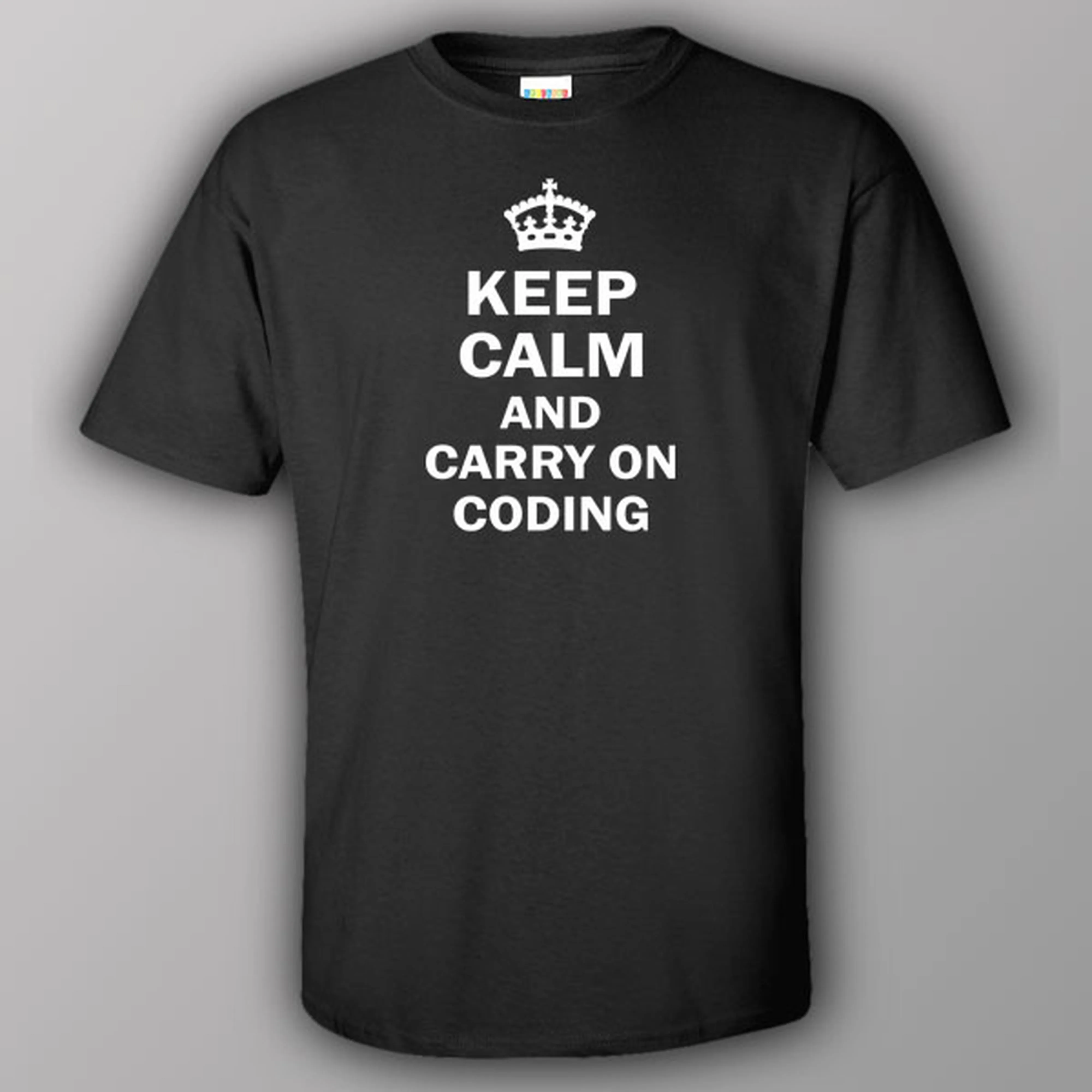 Keep calm and carry on coding - T-shirt