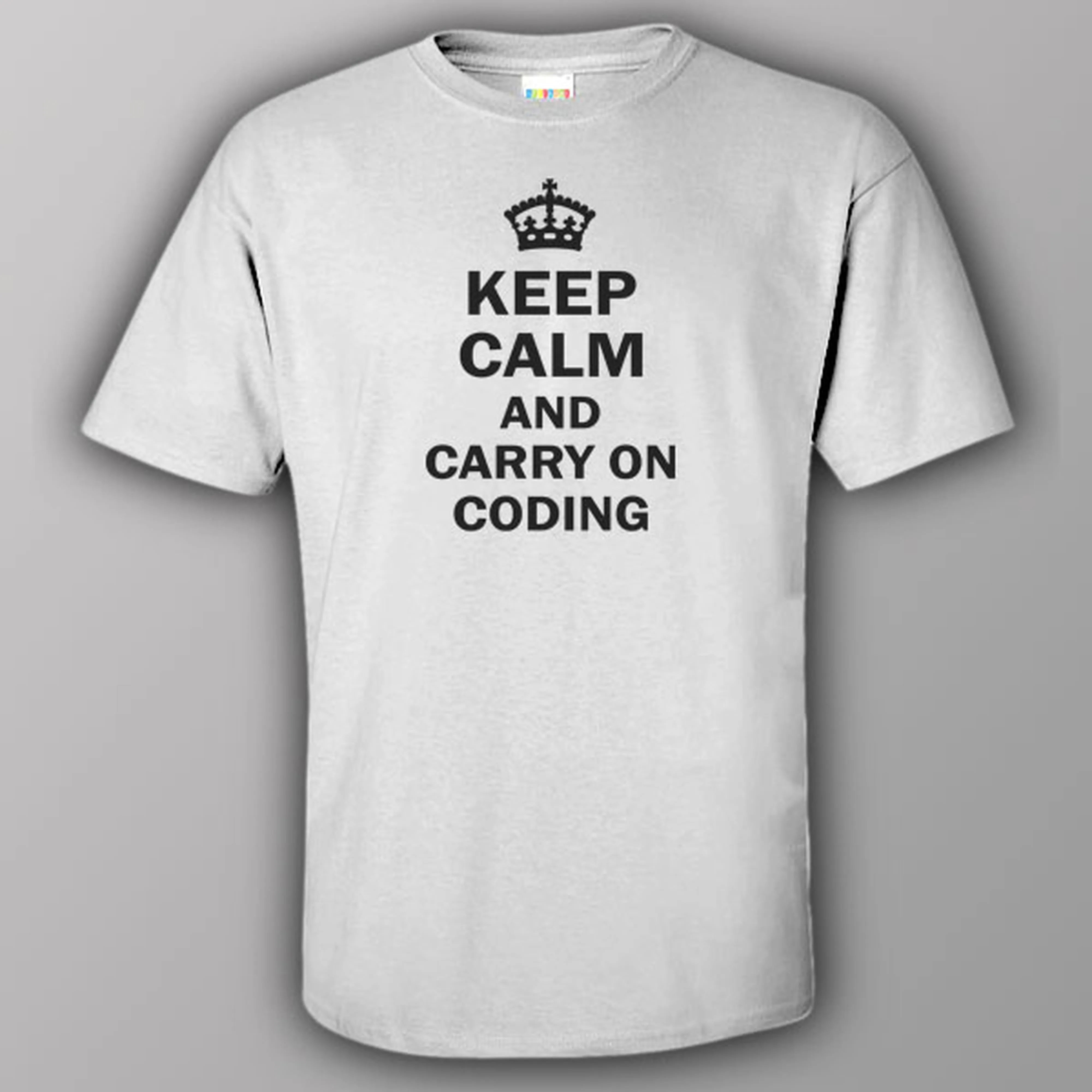Keep calm and carry on coding - T-shirt