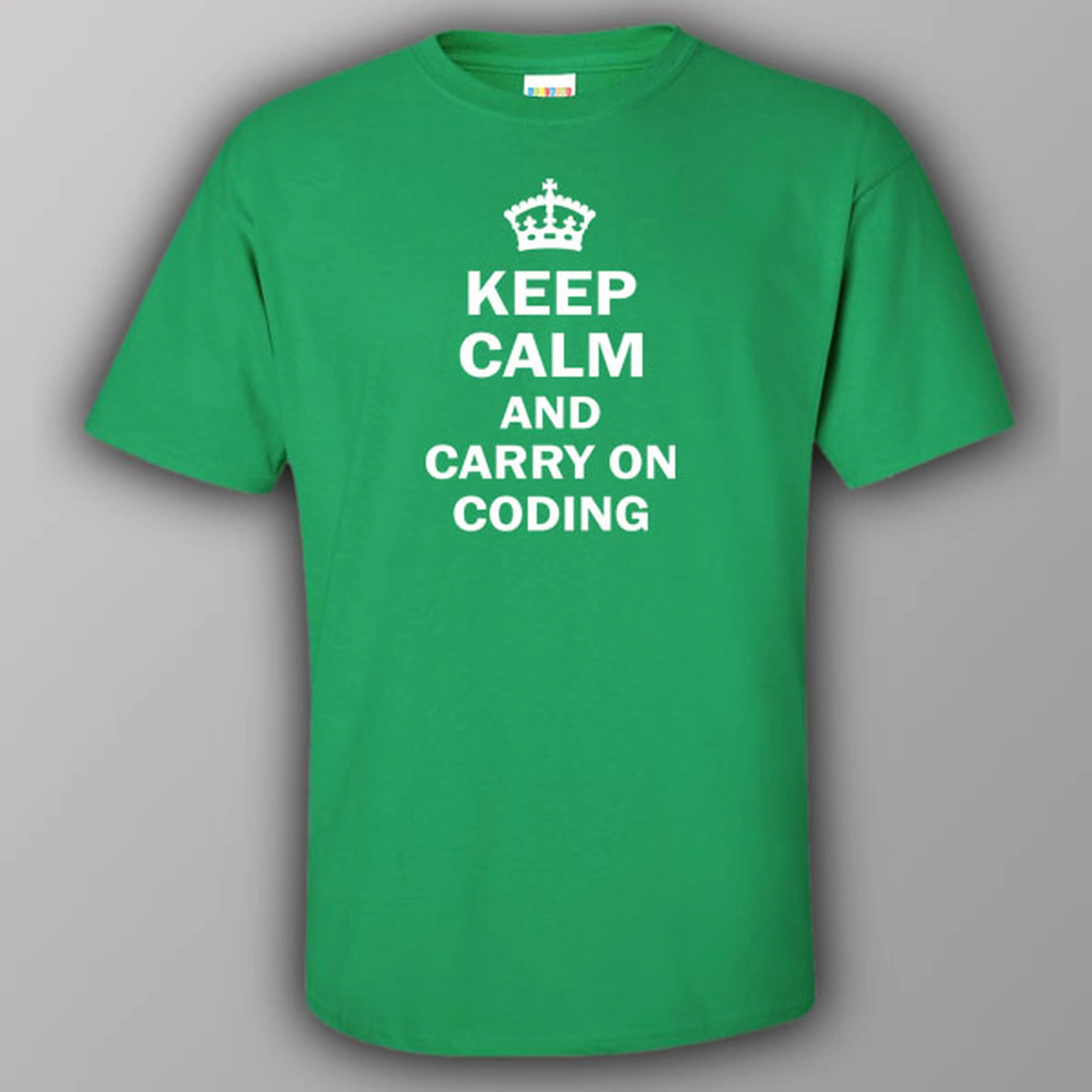 Keep calm and carry on coding - T-shirt