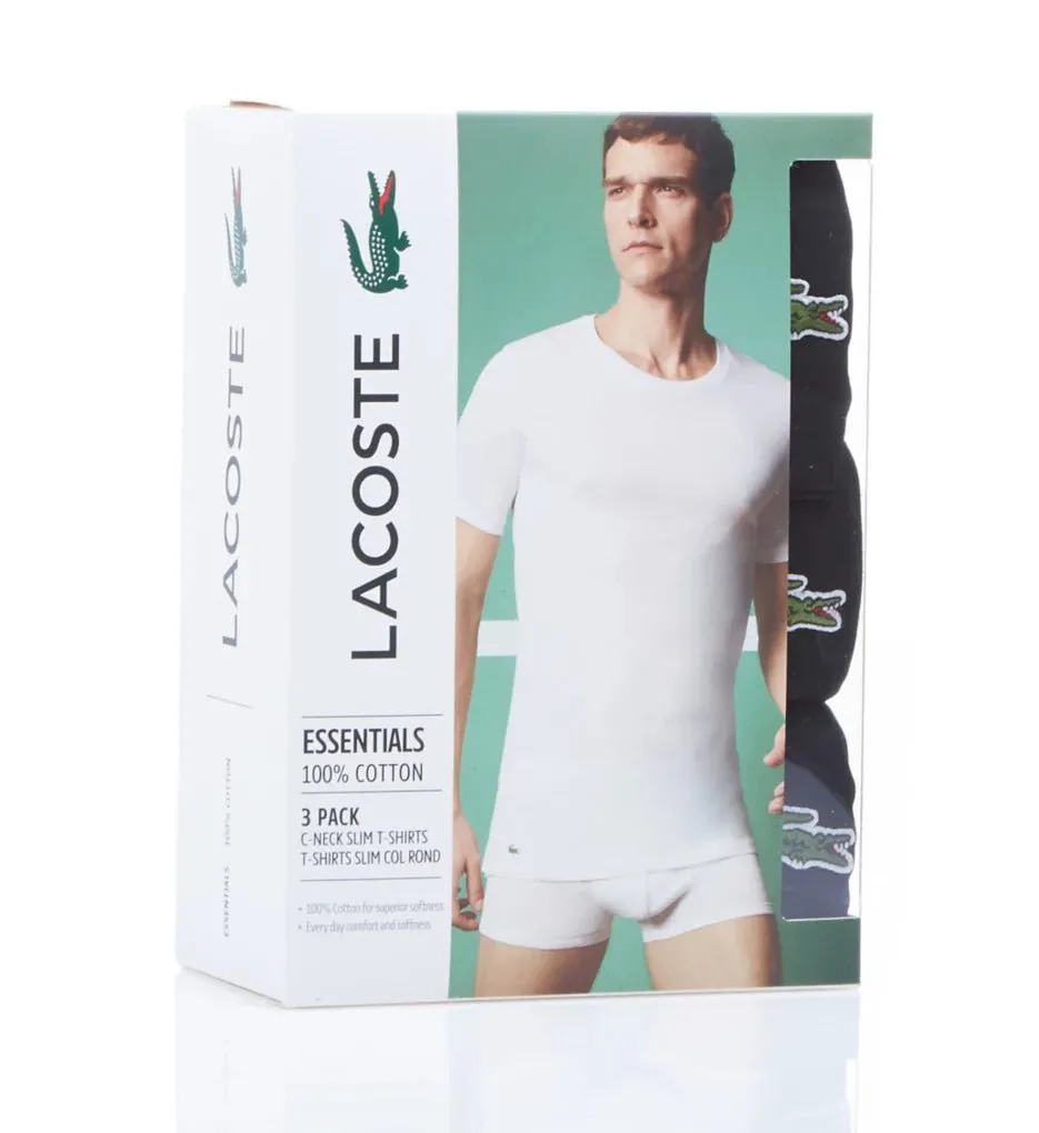 Lacoste Essential Crew Neck T-Shirts Pack of 3 - Men's