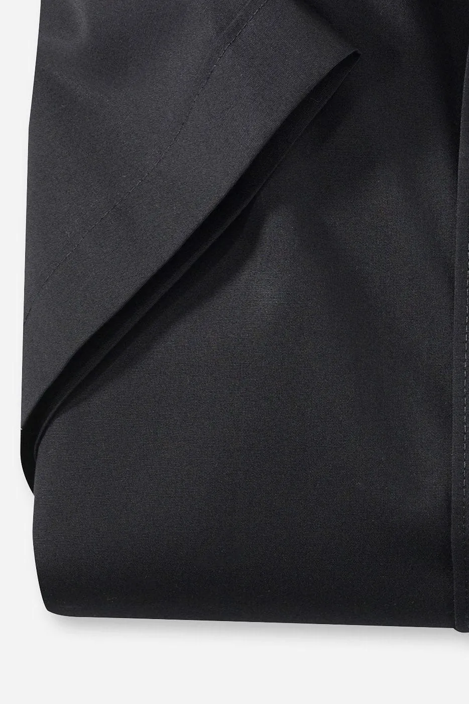 Level 5 Body Fit Plain Short Sleeve Shirt - Black