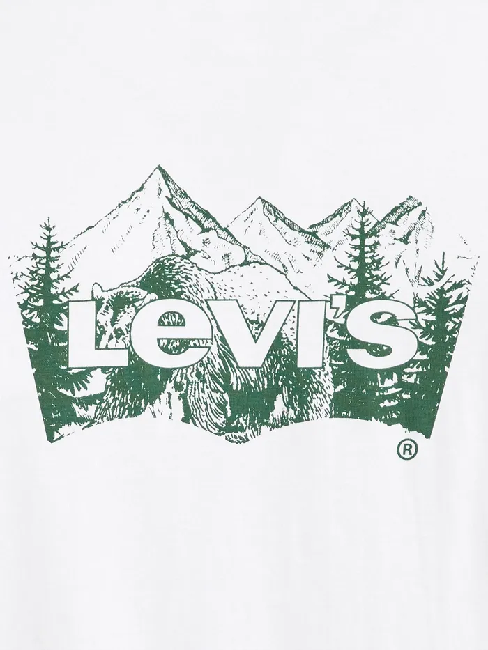 Levis 224911620 Mens Classic Graphic Tee White