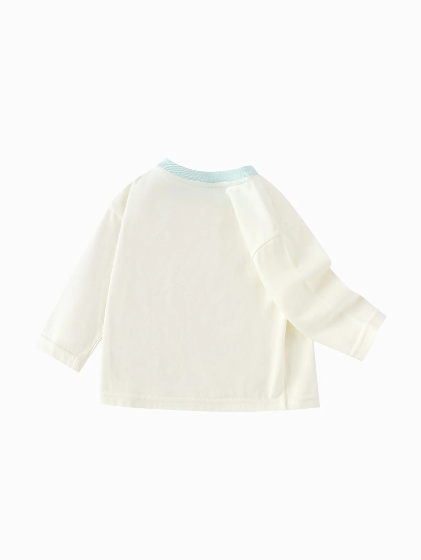 Long Sleeve T-Shirt 2025 Spring New Boy Baby Round V-neck Long Sleeve T-Shirt