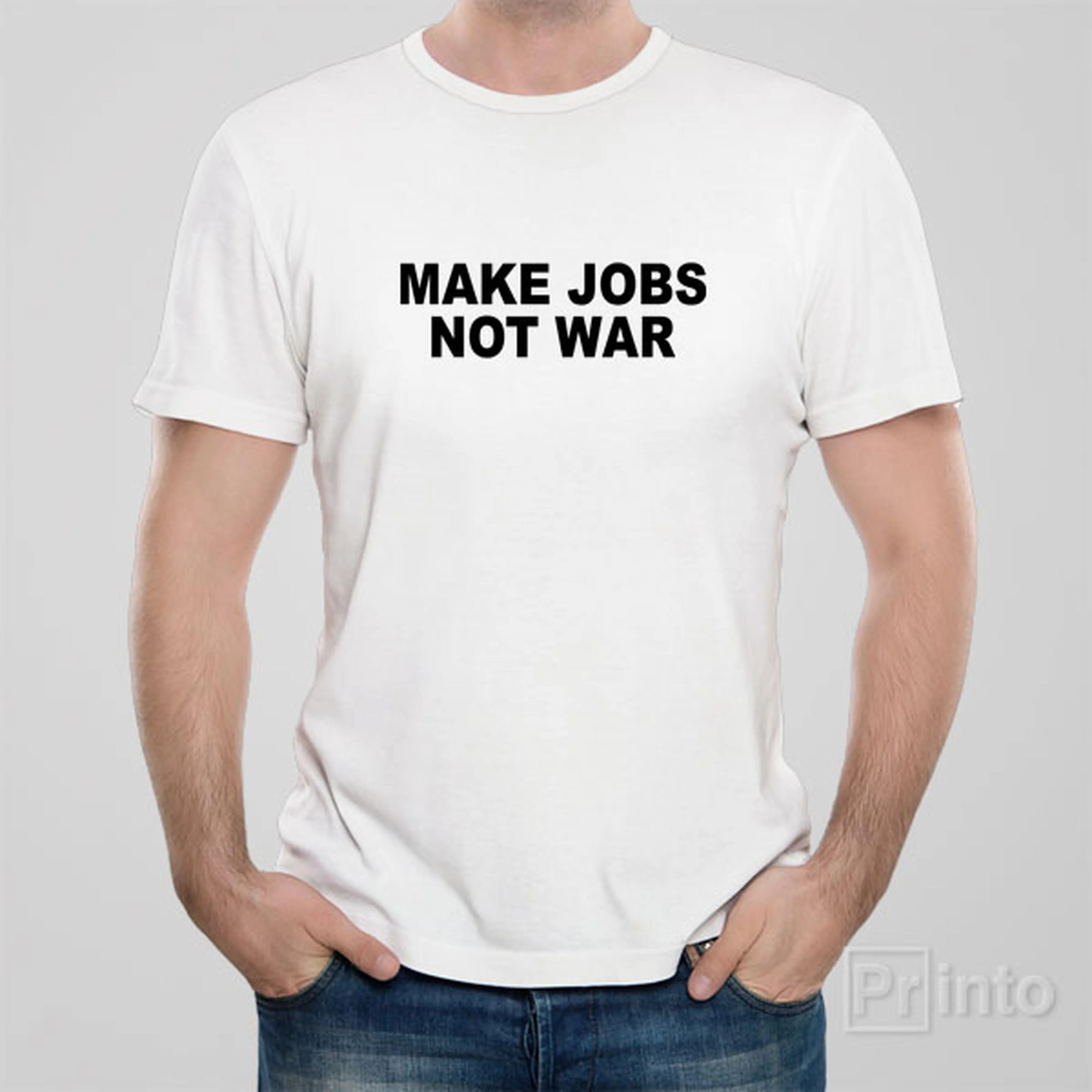 Make jobs, not war - T-shirt