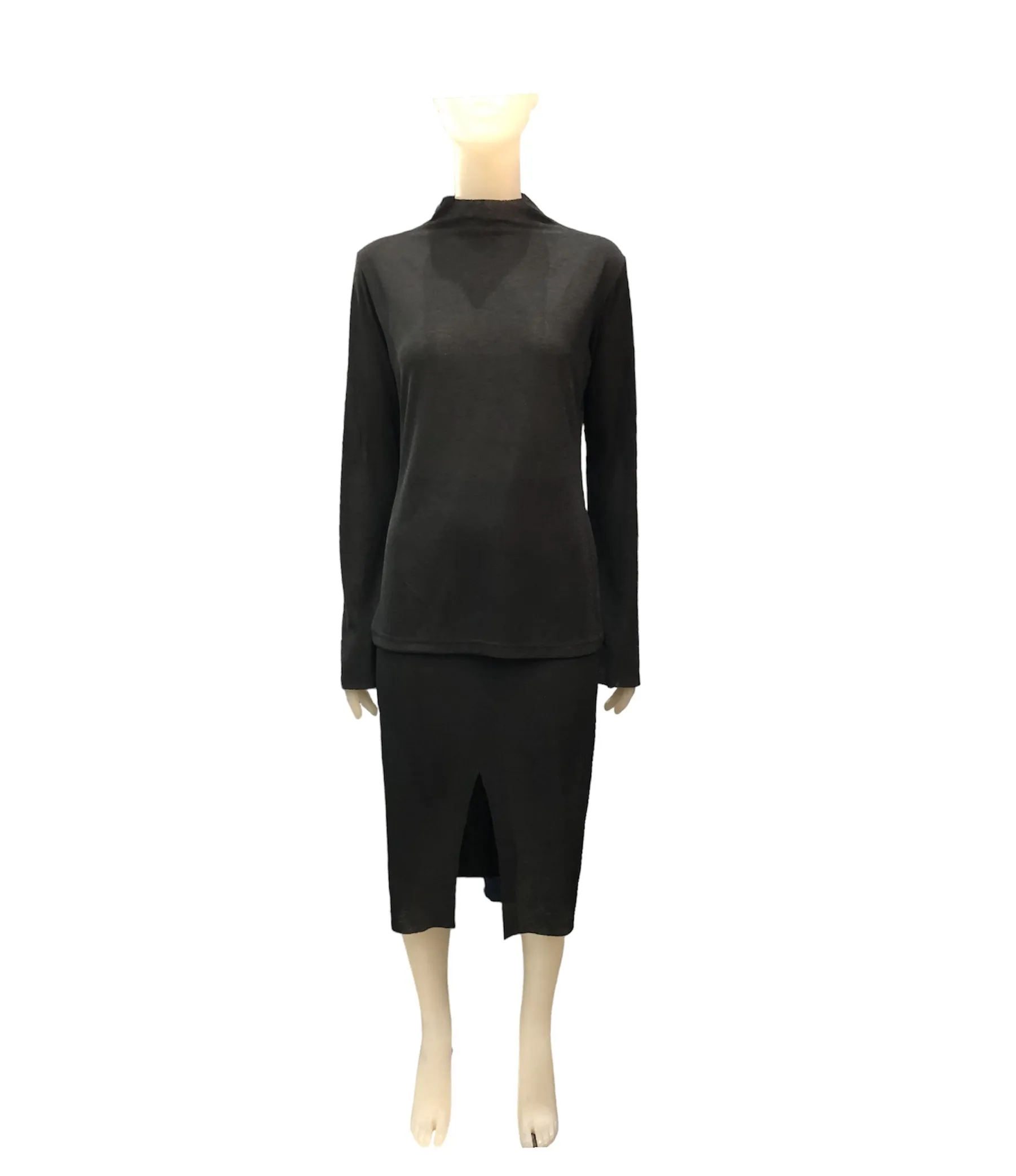 MT BASIC SLIT SKIRT