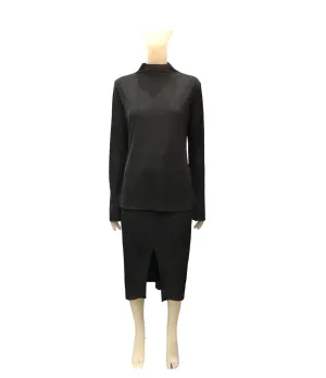 MT BASIC SLIT SKIRT