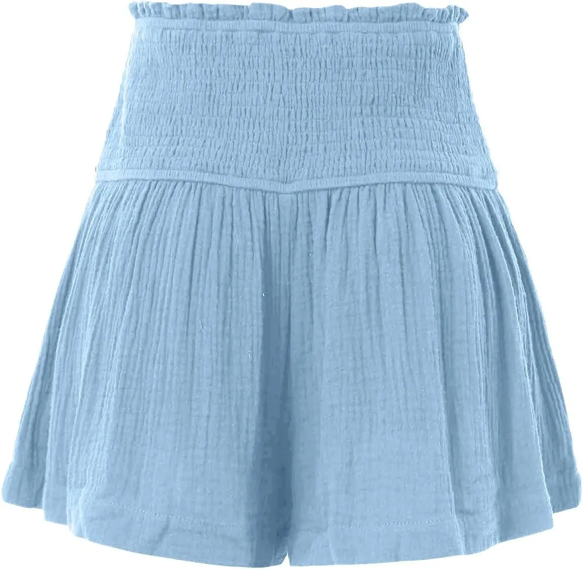 New Women's High Waisted Pleated Casual Shorts Running Shorts Women