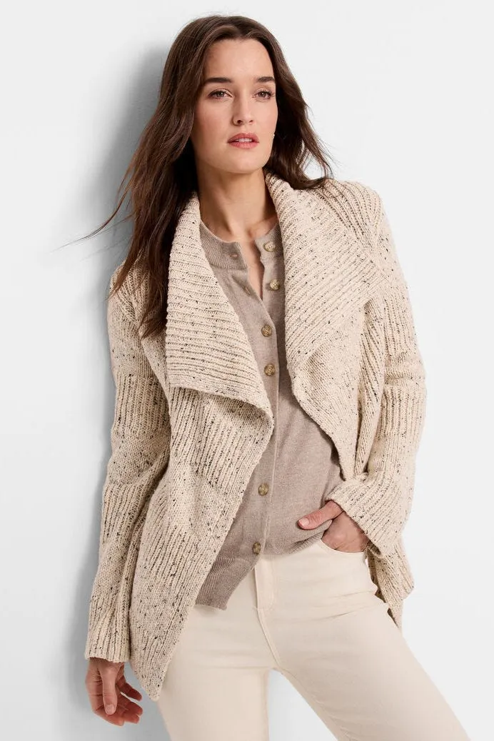 Nic   Zoe Texture Tweed Cardigan
