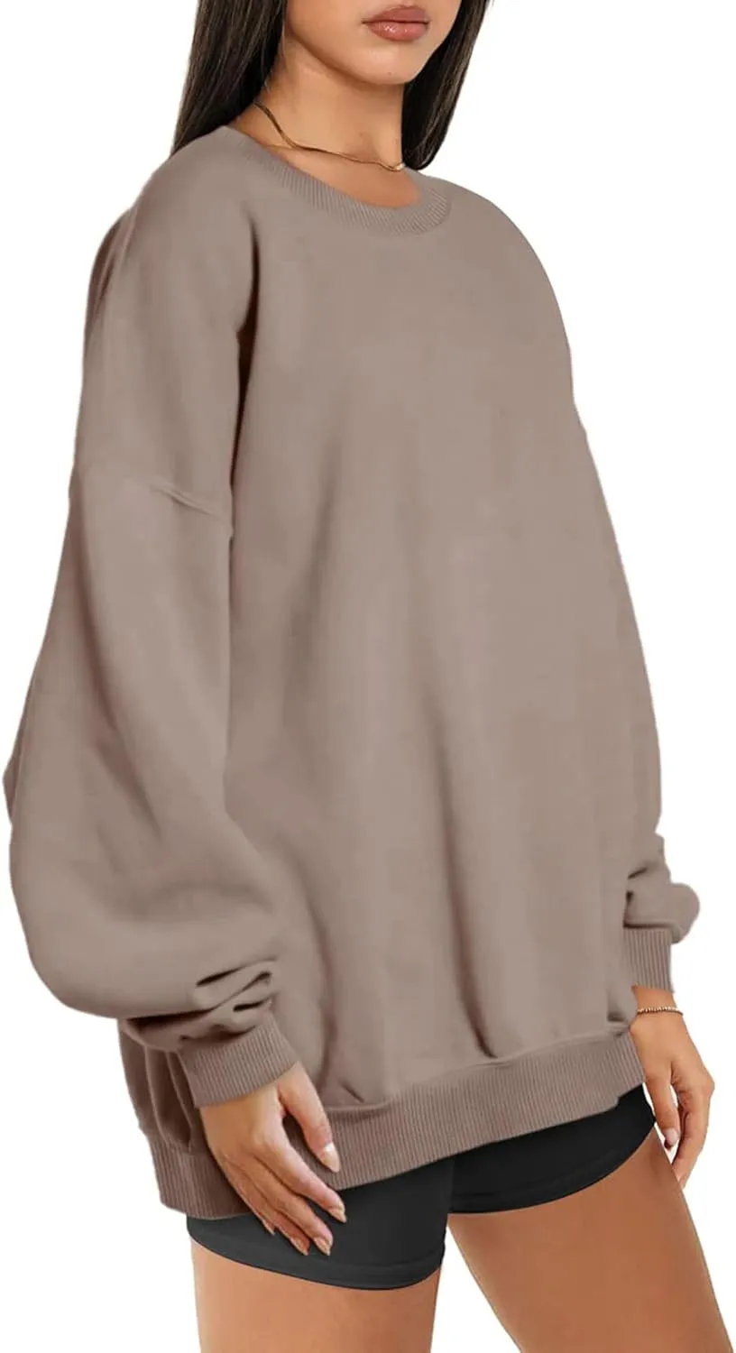 Oversized Sweatshirts for Women Hoodies Crewneck Fall Winter Outfits Pullover Sweaters Clothes Fashion 2024