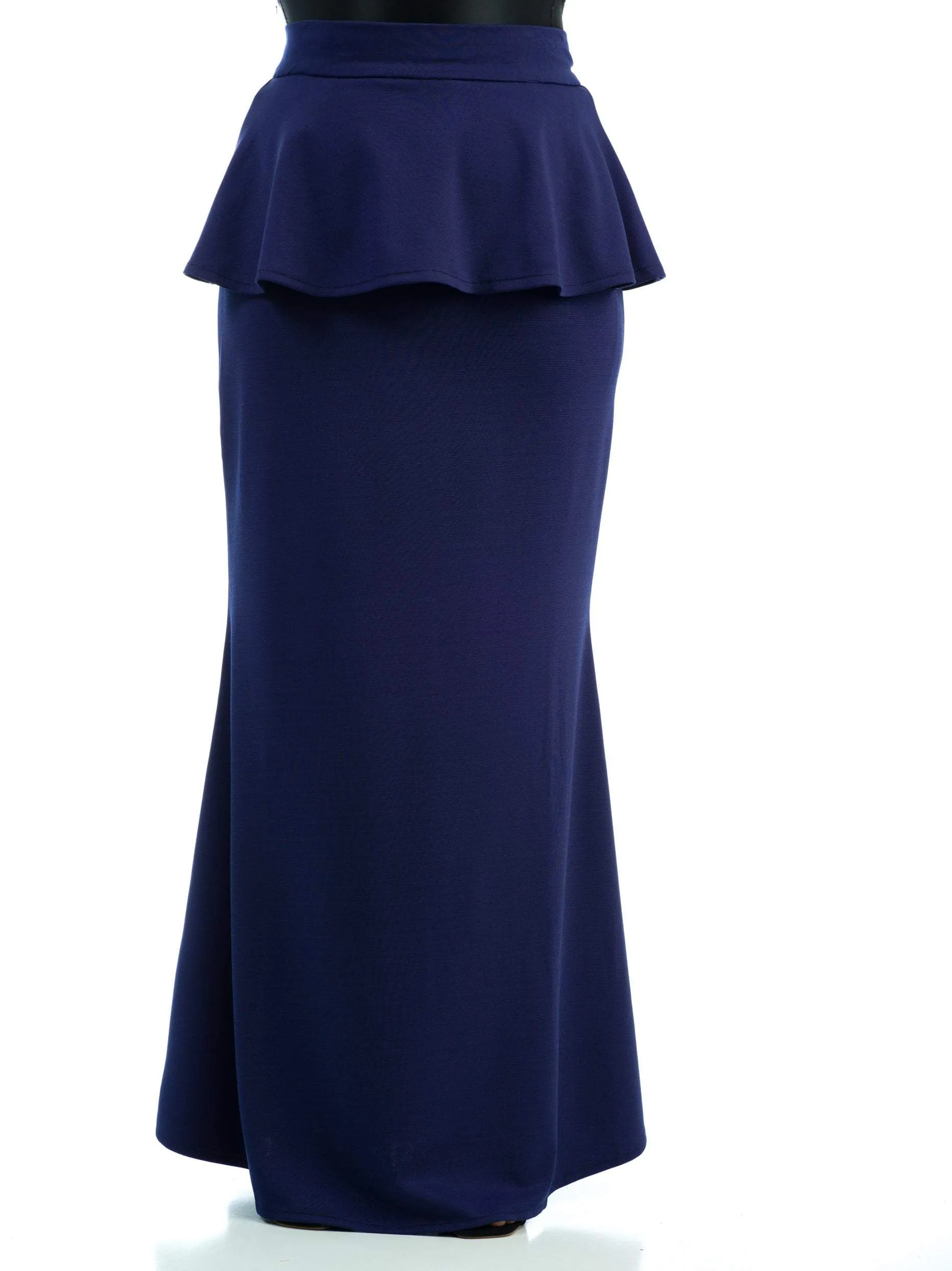 Peplum Maxi skirt