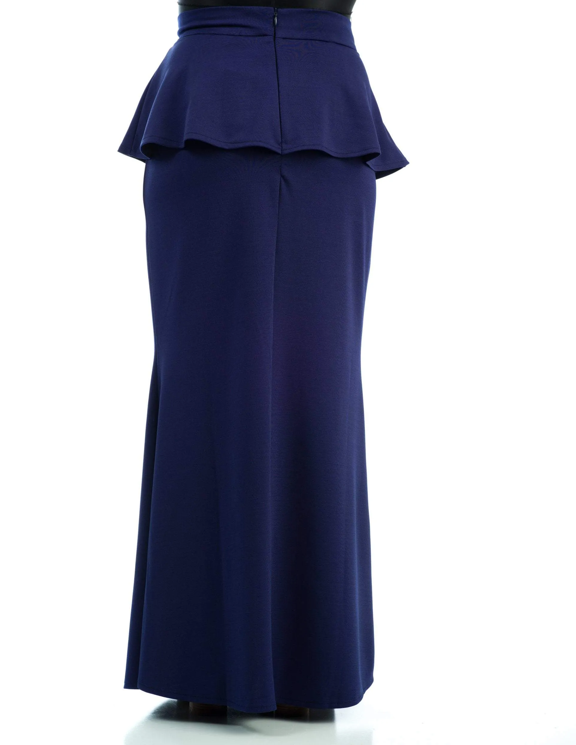 Peplum Maxi skirt
