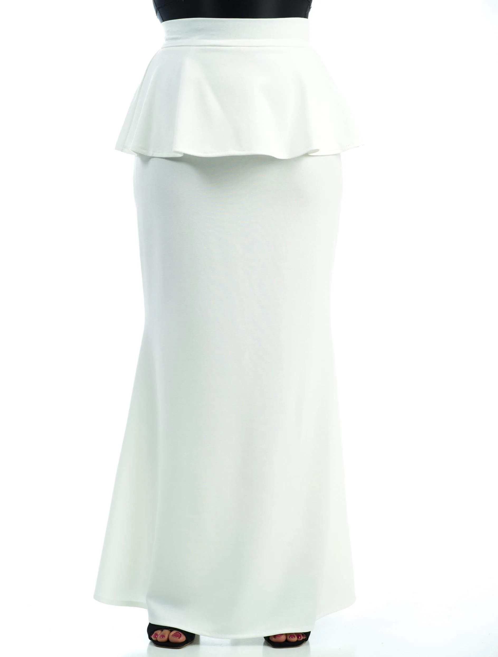 Peplum Maxi skirt