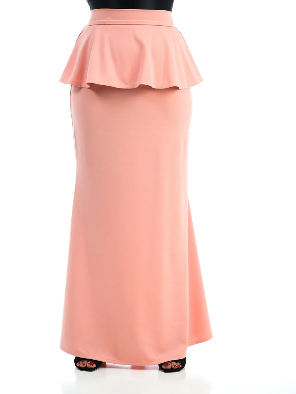 Peplum Maxi skirt